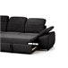 Chaise longue con cama MORIS Antracita