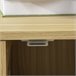 Arenero para Gatos Melamina de Madera, Acero PawHut Marron