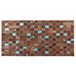 Beliani Alfombra de pelo corto ALIAGA 80x150 Turquesa
