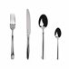 Juego de 4 Cubiertos (Cuchara, tenedor, cuchillo y cucharilla) MasterPRO Plateado