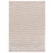 Alfombra con relieve de estilo étnico ELEMENT - ATTICGO 77x150 Beige