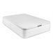 PACK CANAPÉ DE POLIPIEL + COLCHÓN VISCOELÁSTICO 150x200 Blanco