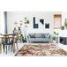 Alfombra MEFE moderna B402 Vintage Structural dos niveles 160x220 Marron