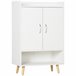 Mueble Zapatero Melamina, Madera HOMCOM 60 Blanco