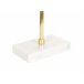 Beliani Figura decorativa RETHIMNO Blanco