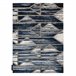 Alfombra DE LUXE moderna 462 Geométrico - Structural 120x170 Azul
