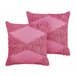 Beliani Cojín decorativo RHOEO 45x45 Rosa