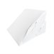 Acomoda Textil – Almohada de Lectura en Forma de Cuña. Blanco