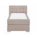 Beliani Cama continental Poliéster ADMIRAL 99x212 Arena