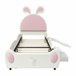 Cama infantil de pu Cama infantil de pu Blanco