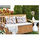 Beliani Cojín decorativo PIALPETTA 40x60 Naranja