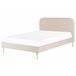 Beliani Cama Terciopelo FLAYAT 193x215 Beige