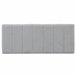 Cabecero tapizado Creta Gris 160 Gris