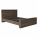Base Cama Completo Galanto con marco Marron