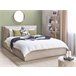 Beliani Cama con almacenaje Terciopelo BAJONNA 183x235 Beige