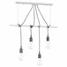 Lámpara de techo WIRE 4 marca ONLI LIGHTING Blanco