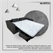 Sofa cama Italiano Bolonia Antracita