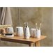 Beliani Conjunto de accesorios de baño CALLELA Blanco/ Beige