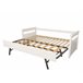Cama nido 90x190 con somier DUPLEX Blanco