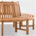 Banco de jardín - Novum - Madera 200x200 Marron