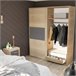 Dormitorio Kira 4C Plus 180x55 Marron