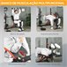 Banco de Musculación Acero, PU SPORTNOW, deportes y ocio - pesas Negro