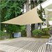 Toldo Vela Cuadrado PE Outsunny 300x300 Marron