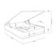 Canapé Luxury Max 3D 135x190 Blanco