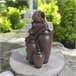 WELL HOME - Fuente de diseño Anfora con luces LED Marron