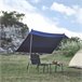 Toldo de playa Bernheze Lycra 4 bolsas rellenables 270x270 Azul