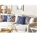 Beliani Cojín decorativo JACARANDA Beige