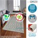 Alfombra De 80 X 150Cm 150x80 Crema