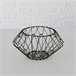 Jarrón decorativo VANDULA material metal Negro