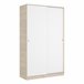 Armario 2 puertas efecto madera 120 Blanco/ Madera