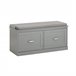 Banco Zapatero con 2 Estantes y 2 Puertas FSR131-HG SoBuy Gris