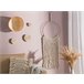 Beliani Decoración de pared ALUVA Beige