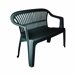 Banco exterior en PVC Verde