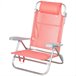 Aktive Silla de playa plegable y reclinable 7 posiciones Naranja