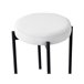 Puff taburete CAIRO 40x45cm color blanco Blanco