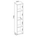 Armario Multiusos 1 Puerta Natural