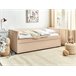 Beliani Cama con somier Bouclé TROYES 99x213 Beige