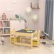 Juego de mesa para niños con 2 sillas Irixoa con cajas MDF Natural