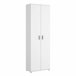 Armario multiusos 2 puertas efecto madera Blanco