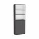 Set de estanteria de oficina home de 3 piezas en melamina Multicolor