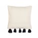 Beliani Cojín decorativo SAMBUCUS Beige