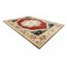 Alfombra de lana POLONIA Palazzo Rosetón 170x235 Rojo