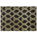 Beliani Alfombra de pelo corto VEKSE 160x230 Azul
