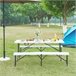 Banco plegable Ljusnarsberg para 4 personas metal/plástico Blanco