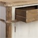 Aparador de madera con 2 puertas y 2 cajones acabado envejecido Marron