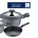 Set 5pcs bateria de cocina aluminio fundido Multicolor